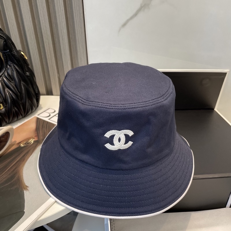 Chanel(香奈兒)專櫃新款原單刺繡漁夫帽 1：1開模訂制，立體刺繡，精緻無暇