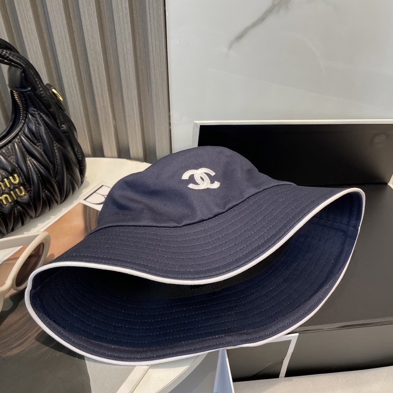 Chanel(香奈兒)專櫃新款原單刺繡漁夫帽 1：1開模訂制，立體刺繡，精緻無暇