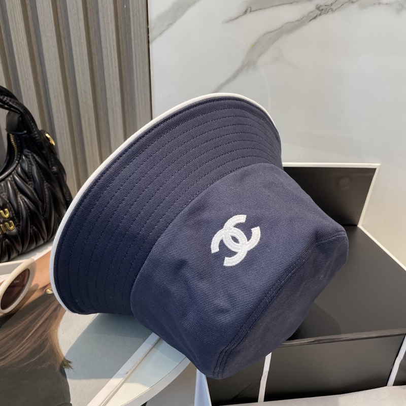 Chanel(香奈兒)專櫃新款原單刺繡漁夫帽 1：1開模訂制，立體刺繡，精緻無暇