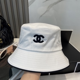 Chanel(香奈兒)專櫃新款原單刺繡漁夫帽 1：1開模訂制，立體刺繡，精緻無暇