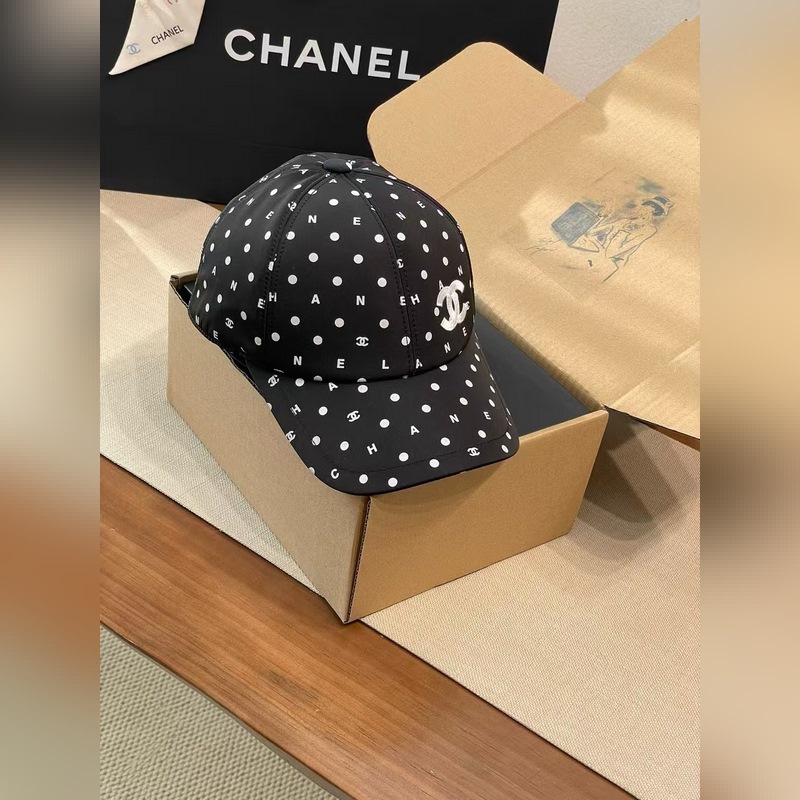 [升級版]香奈兒 chanel這款波點棒球帽簡直是時尚圈的王炸單品！經典黑白配色