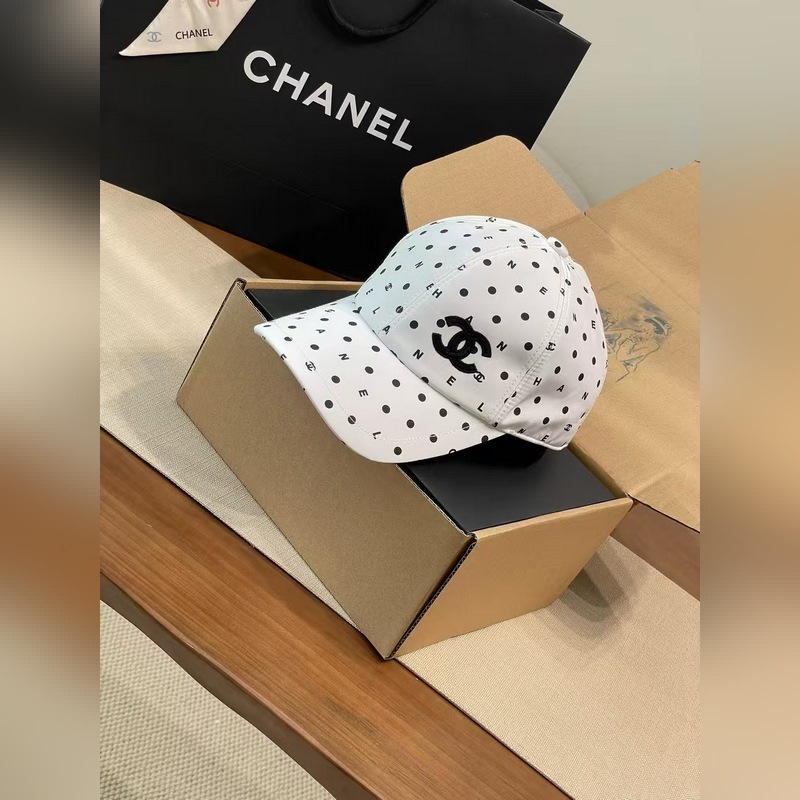 [升級版]香奈兒 chanel這款波點棒球帽簡直是時尚圈的王炸單品！經典黑白配色