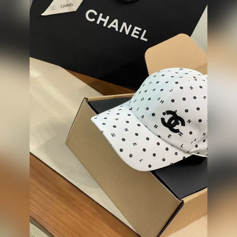 [升級版]香奈兒 chanel這款波點棒球帽簡直是時尚圈的王炸單品！經典黑白配色