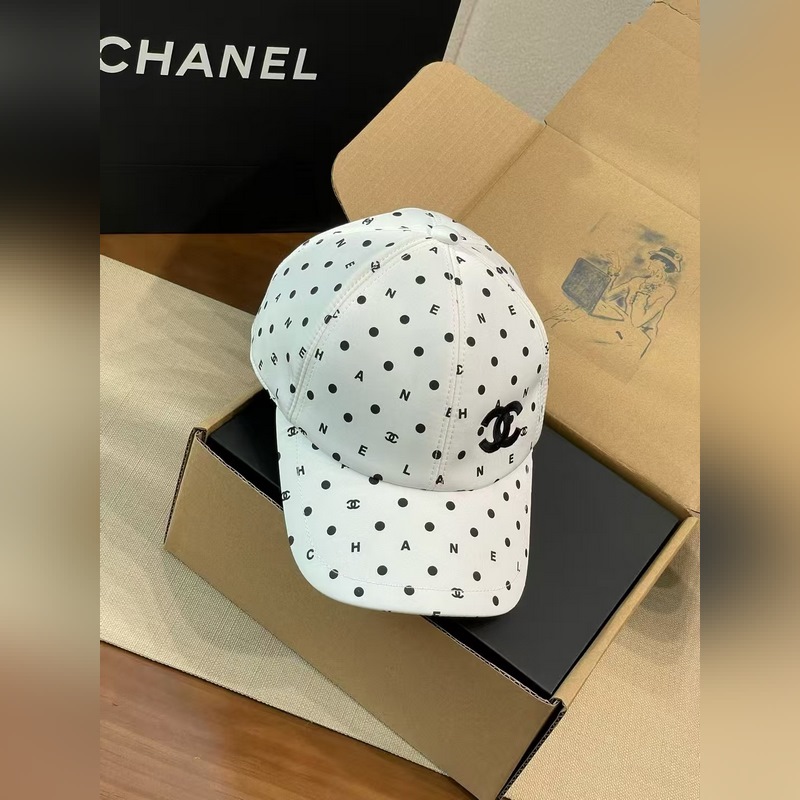 [升級版]香奈兒 chanel這款波點棒球帽簡直是時尚圈的王炸單品！經典黑白配色