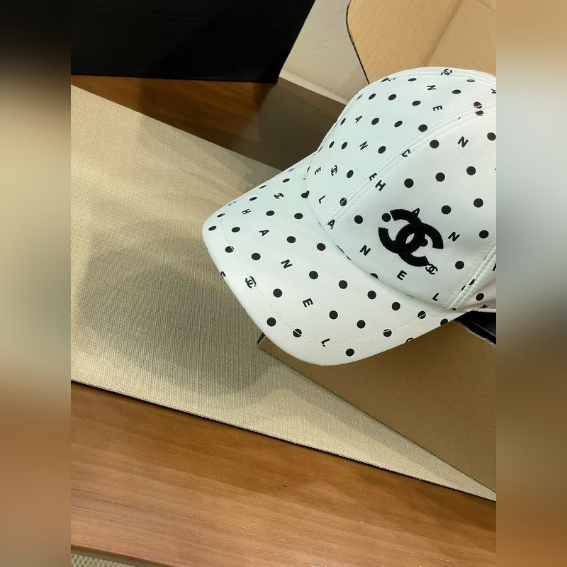 [升級版]香奈兒 chanel這款波點棒球帽簡直是時尚圈的王炸單品！經典黑白配色