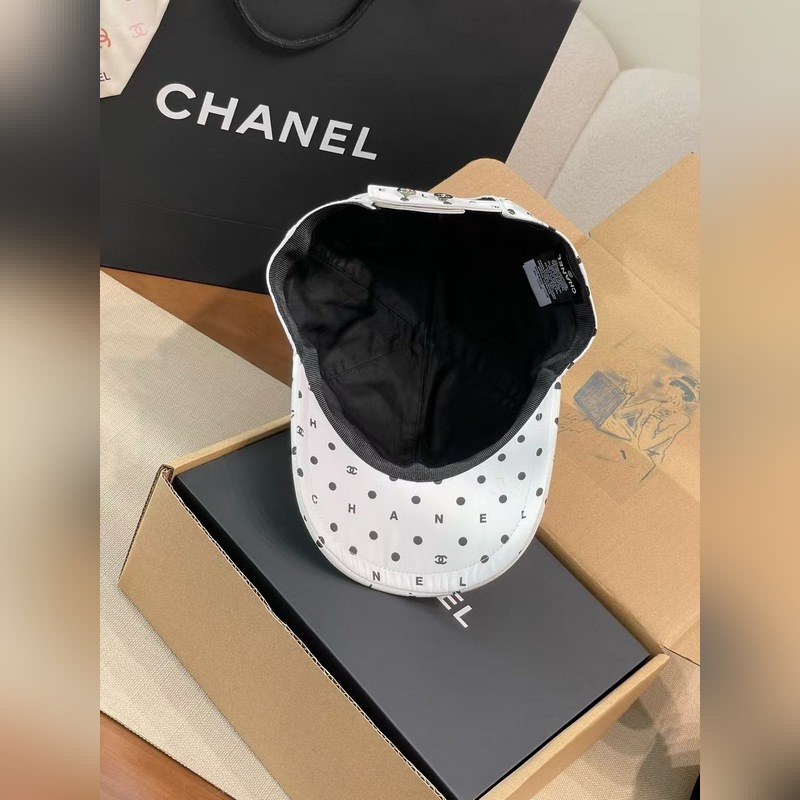 [升級版]香奈兒 chanel這款波點棒球帽簡直是時尚圈的王炸單品！經典黑白配色