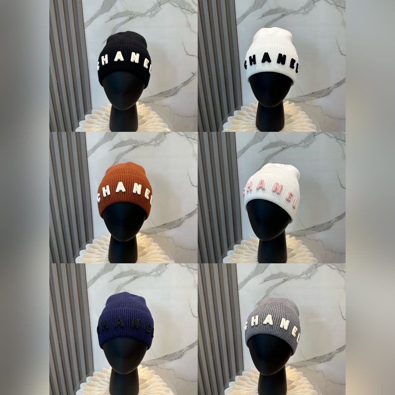 [香奈兒CHANEL]新款針織帽，小紅書，各大網紅主推款！加厚更保暖，時尚流行
