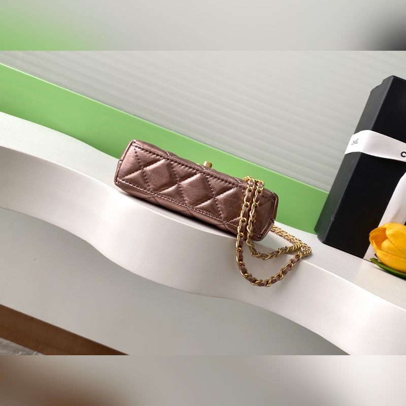 25B Kelly手柄包 迷你款羊皮 時尚是一個輪回，大熱門中古kelly被Ch