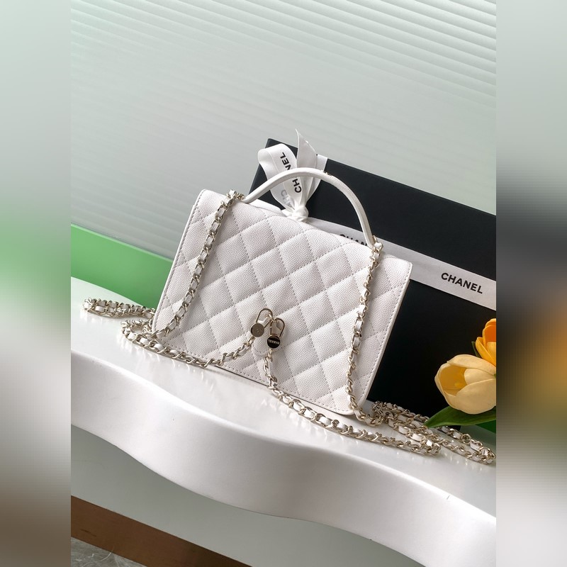 25C 春季新款 Logo手提 雙肩包 單肩 小牛皮配金色金屬 讓人一眼就能感覺