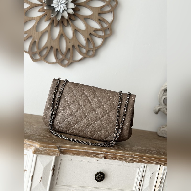 原版開發 頂級 現貨 Chanel Vintage雲朵包 杏色 球紋 獨特時髦