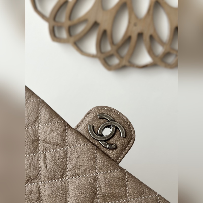 原版開發 頂級 現貨 Chanel Vintage雲朵包 杏色 球紋 獨特時髦