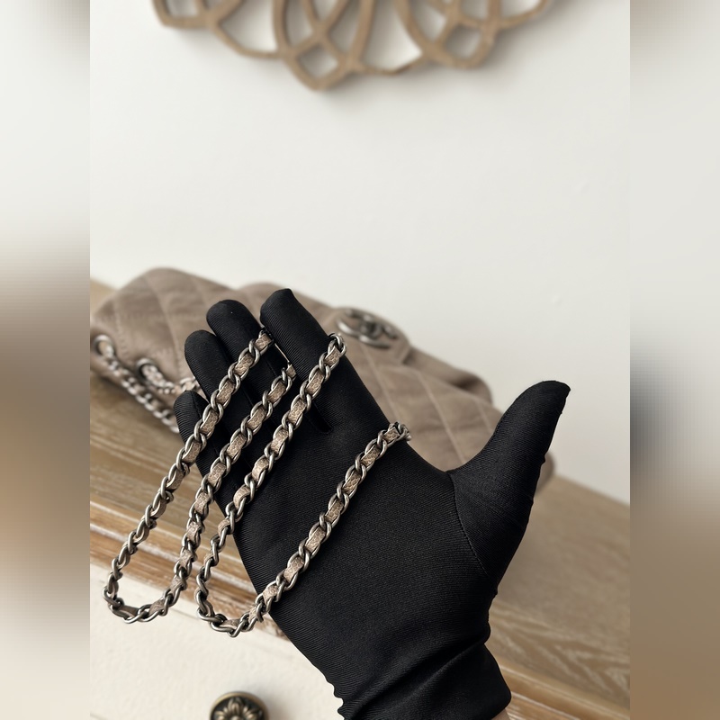 原版開發 頂級 現貨 Chanel Vintage雲朵包 杏色 球紋 獨特時髦