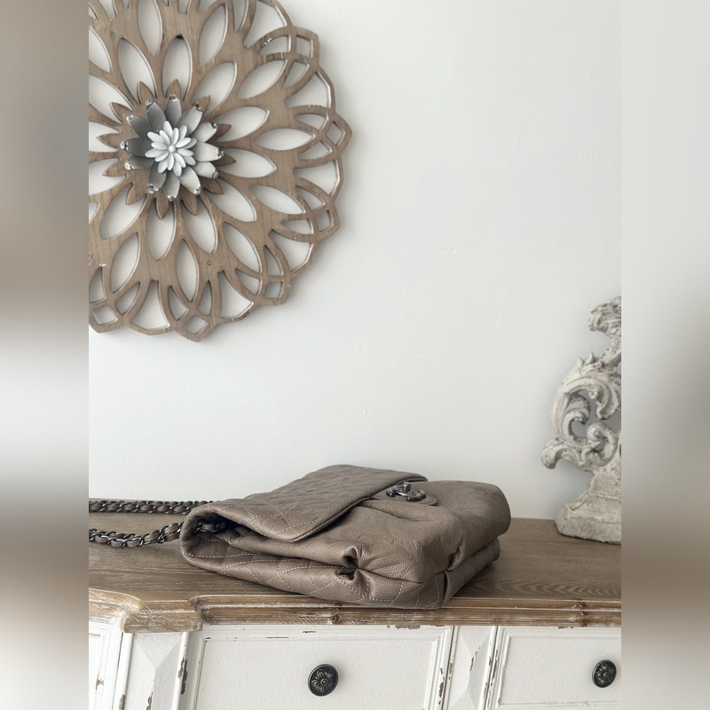 原版開發 頂級 杏色 球紋 現貨 Chanel Vintage雲朵包 獨特時髦