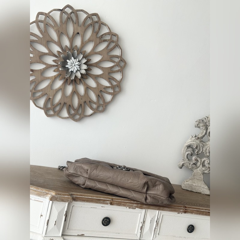 原版開發 頂級 杏色 球紋 現貨 Chanel Vintage雲朵包 獨特時髦