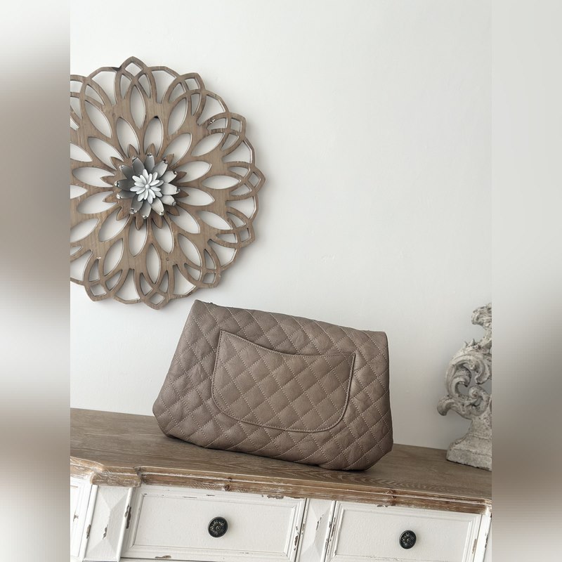 原版開發 頂級 杏色 球紋 現貨 Chanel Vintage雲朵包 獨特時髦