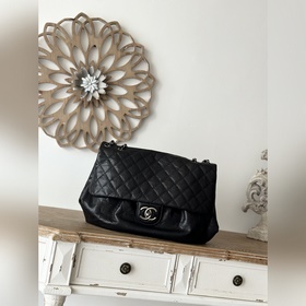 原版開發 頂級 黑色 球紋 現貨 Chanel Vintage雲朵包 獨特時髦、