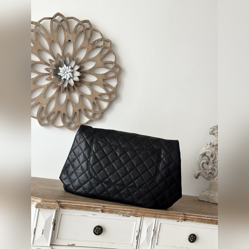 原版開發(fā) 頂級 黑色 球紋 現(xiàn)貨 Chanel Vintage雲(yún)朵包 獨特時髦、