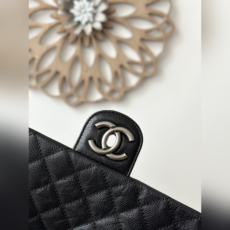 原版開發(fā) 頂級 黑色 球紋 現(xiàn)貨 Chanel Vintage雲(yún)朵包 獨特時髦、
