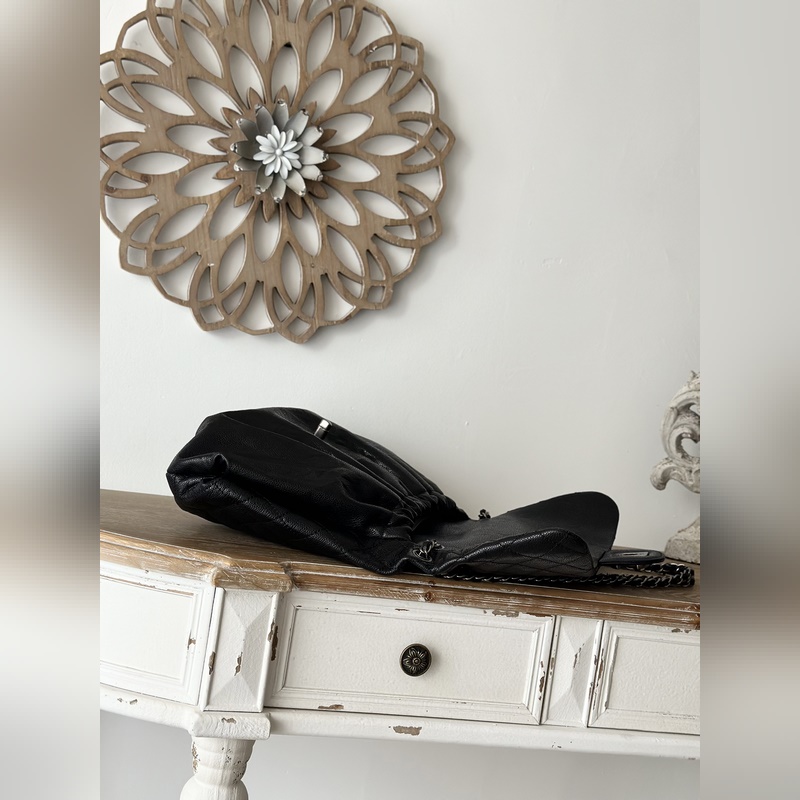 原版開發(fā) 頂級 黑色 球紋 現(xiàn)貨 Chanel Vintage雲(yún)朵包 獨特時髦、