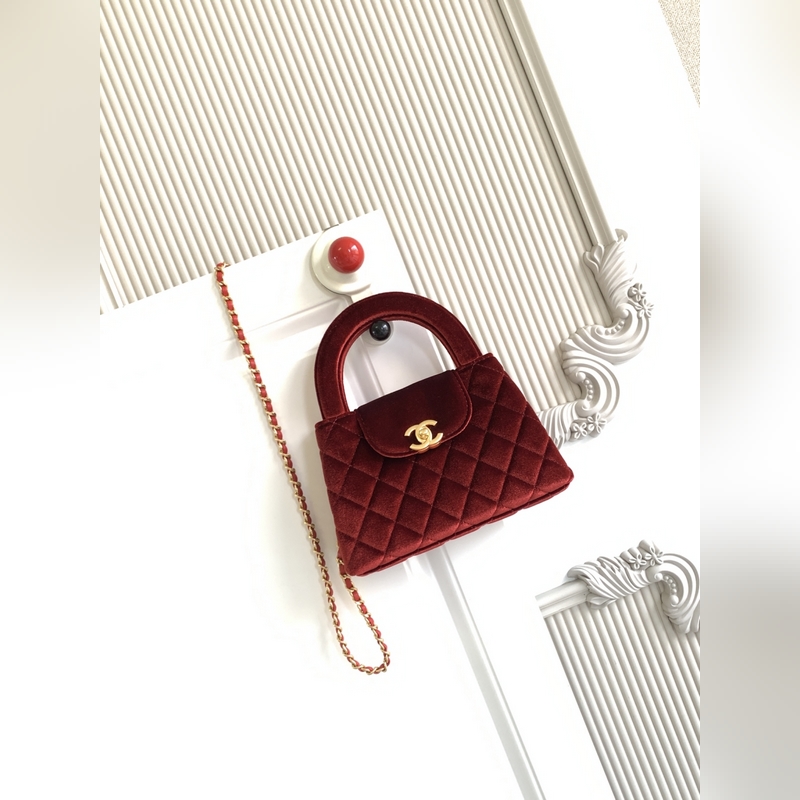 AS4416 絲絨 CHANEL 24A秋冬系列超火爆Kelly 包 實際溢w購