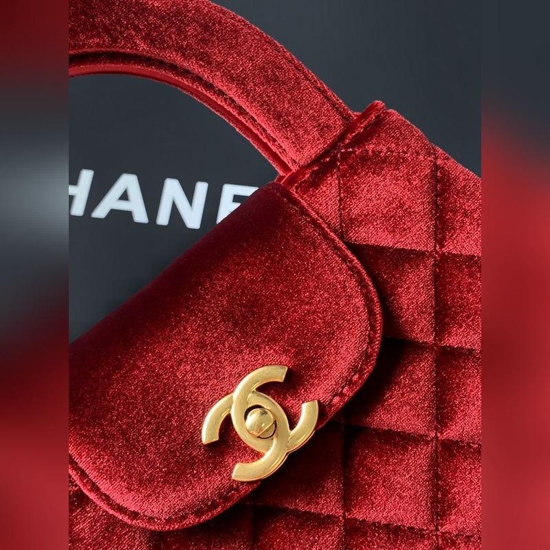 AS4416 絲絨 CHANEL 24A秋冬系列超火爆Kelly 包 實際溢w購