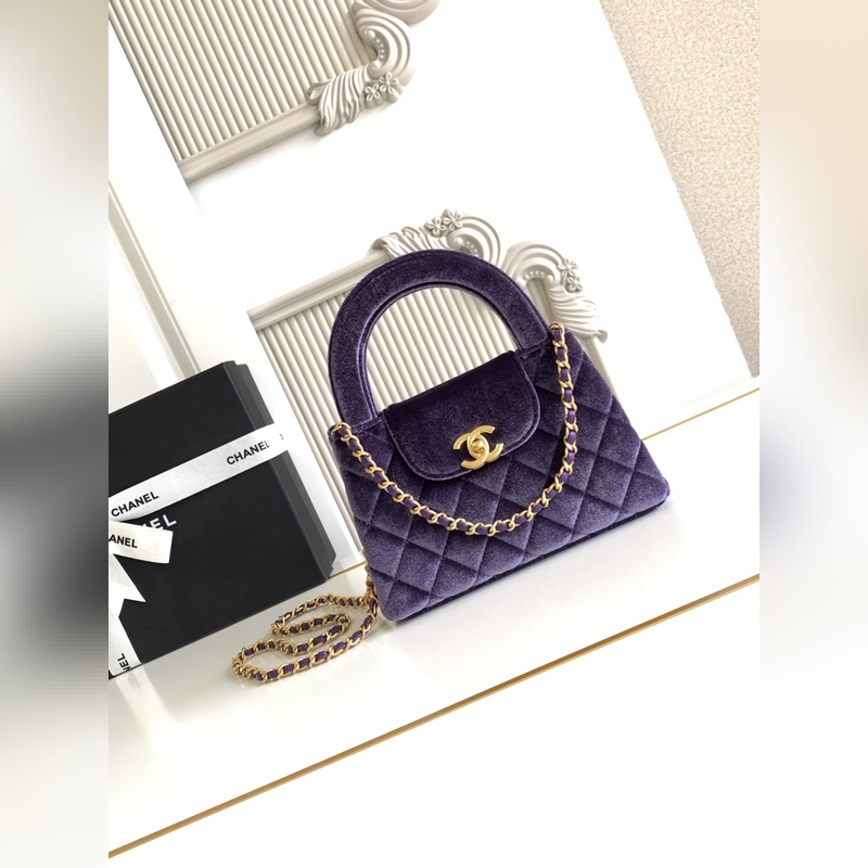 AS4416 絲絨 CHANEL 24A秋冬系列超火爆Kelly 包 實際溢w購