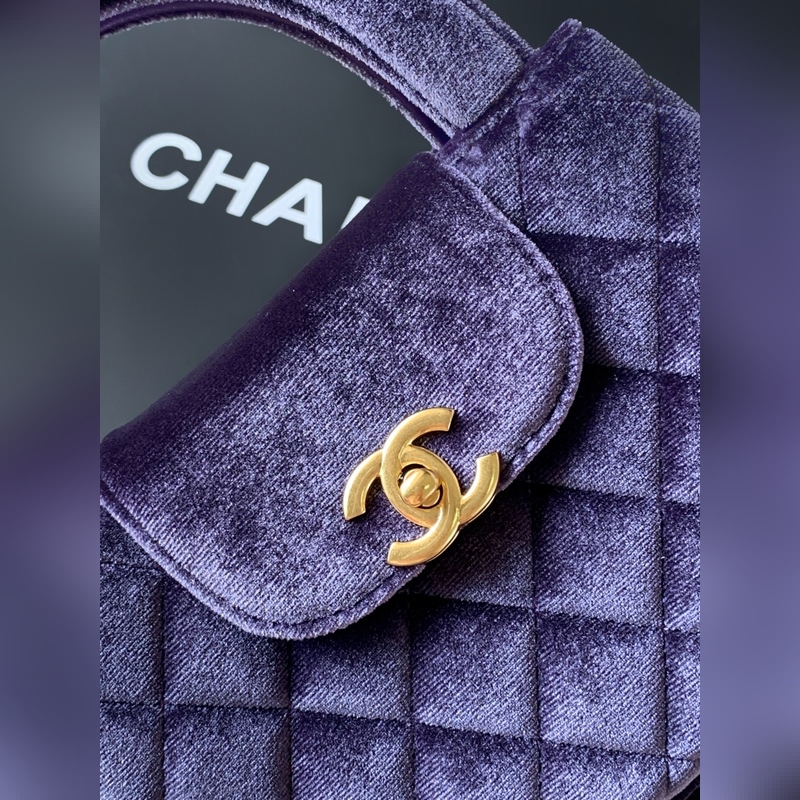 AS4416 絲絨 CHANEL 24A秋冬系列超火爆Kelly 包 實際溢w購