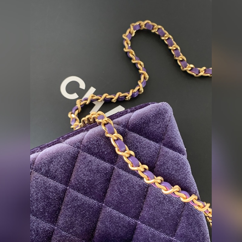 AS4416 絲絨 CHANEL 24A秋冬系列超火爆Kelly 包 實際溢w購