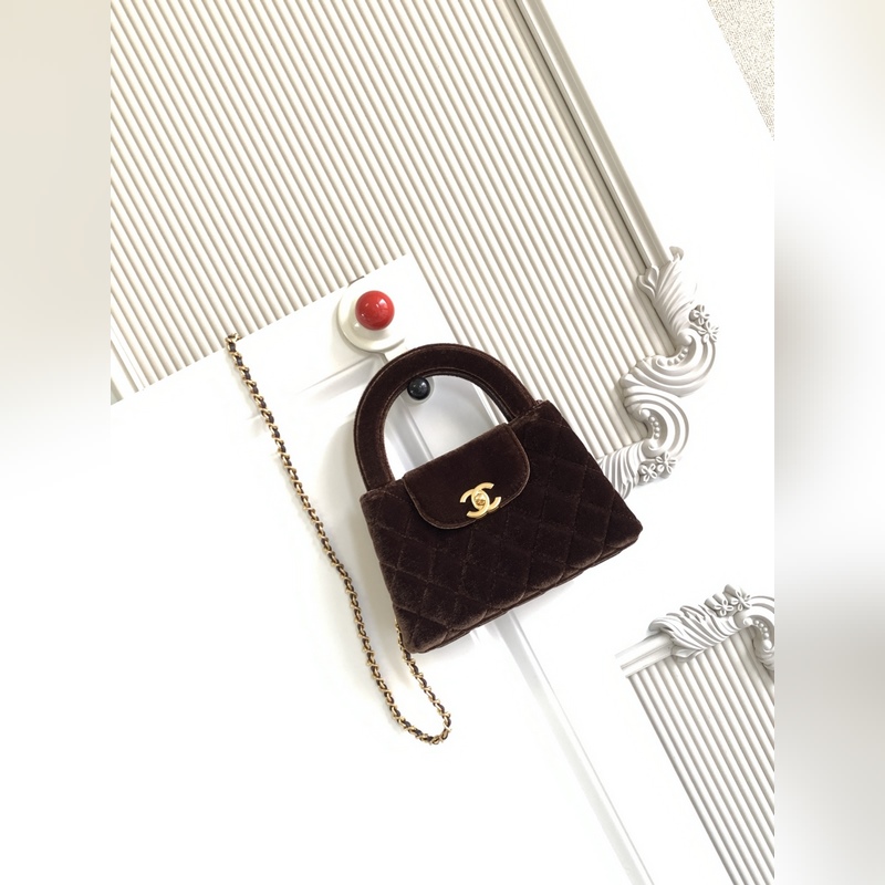 AS4416 絲絨 CHANEL 24A秋冬系列超火爆Kelly 包 實際溢w購