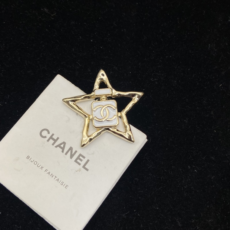 Chanel  香奈兒星星香水瓶胸針 小小很精緻 鏤空星星 香水瓶 實物超級精