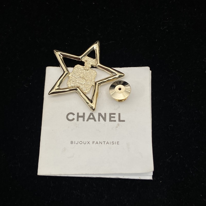 Chanel  香奈兒星星香水瓶胸針 小小很精緻 鏤空星星 香水瓶 實物超級精