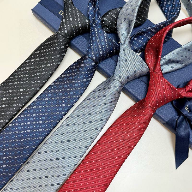 迪奧官方新款領帶，CD男士領帶4色  Dior男士，稀有 展現精湛手工與時尚優
