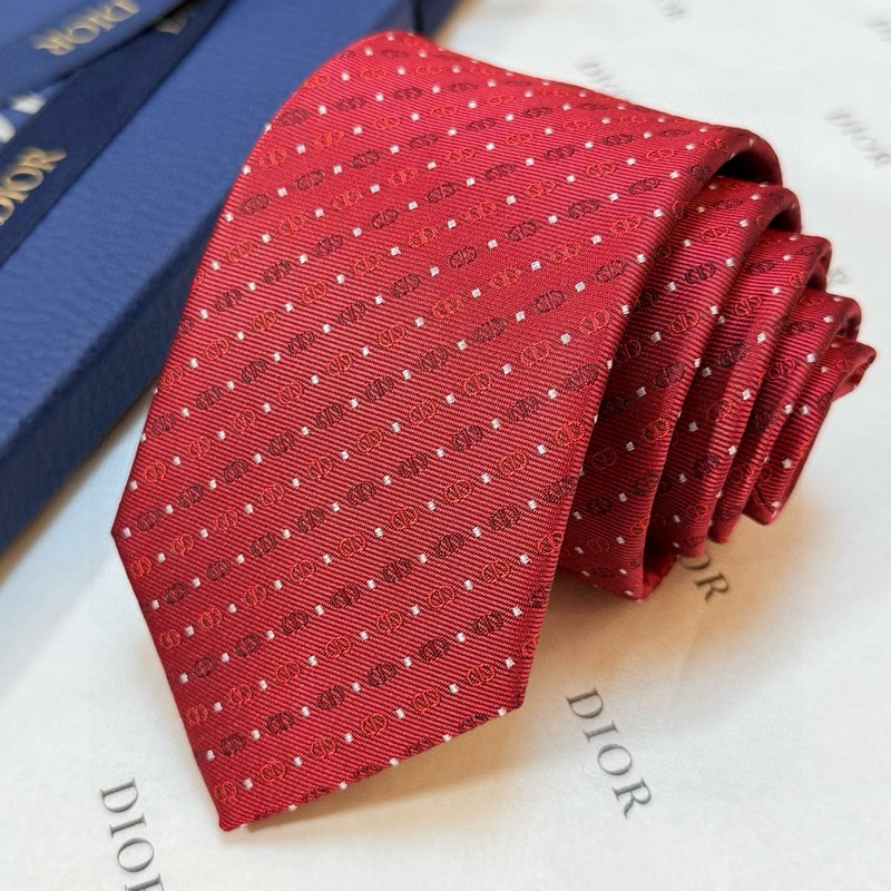 迪奧官方新款領帶，CD男士領帶4色  Dior男士，稀有 展現精湛手工與時尚優