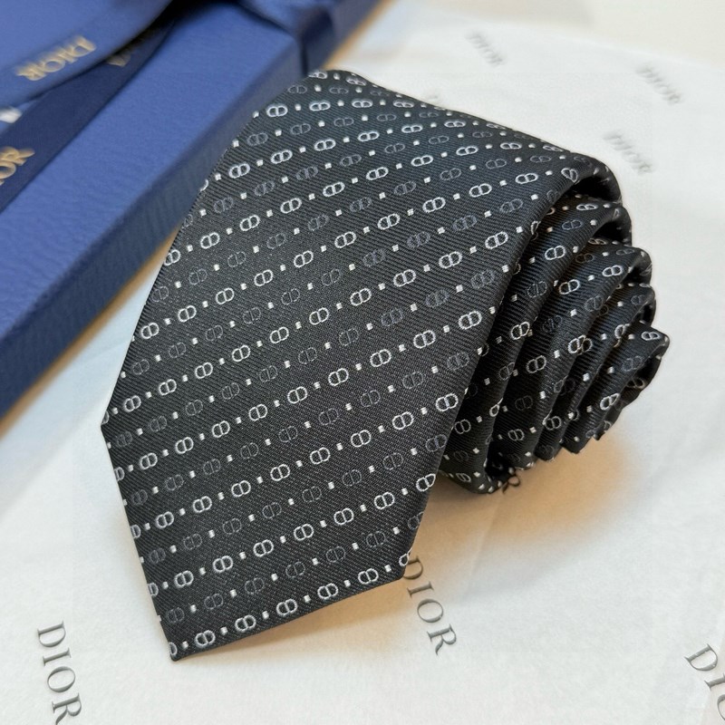 迪奧官方新款領帶，CD男士領帶4色  Dior男士，稀有 展現精湛手工與時尚優