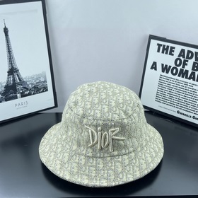 DIOR(迪奧)字母刺繡漁夫帽，1：1原版開模訂制，完美版型。