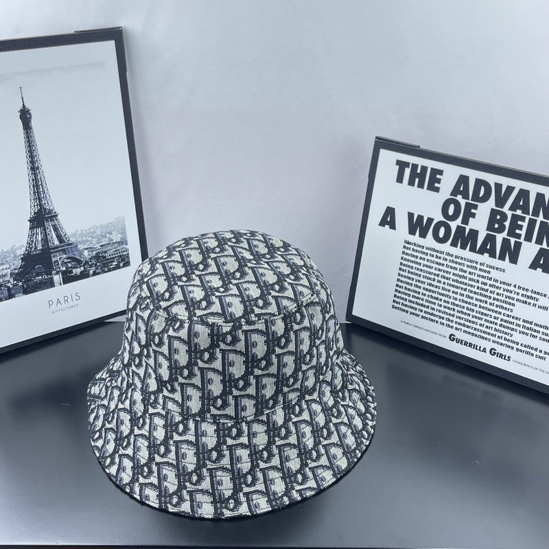 Dior迪奧新款原單字母漁夫帽 輕盈透氣，時尚百搭。