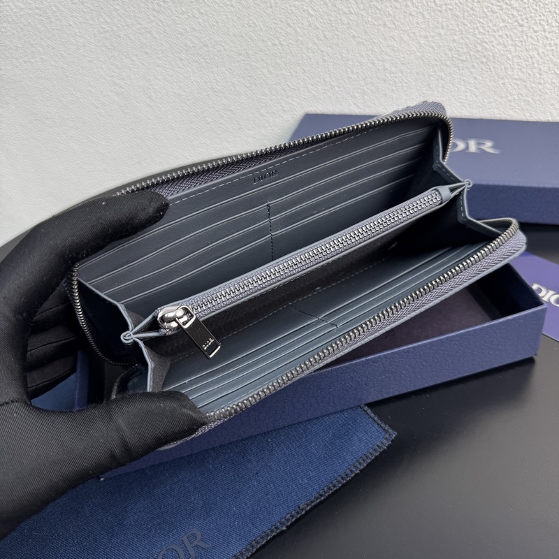 (市場最高版本 歡迎對比) 這款長款拉鍊式錢包低調而不失優雅氣質。原單材料精心制