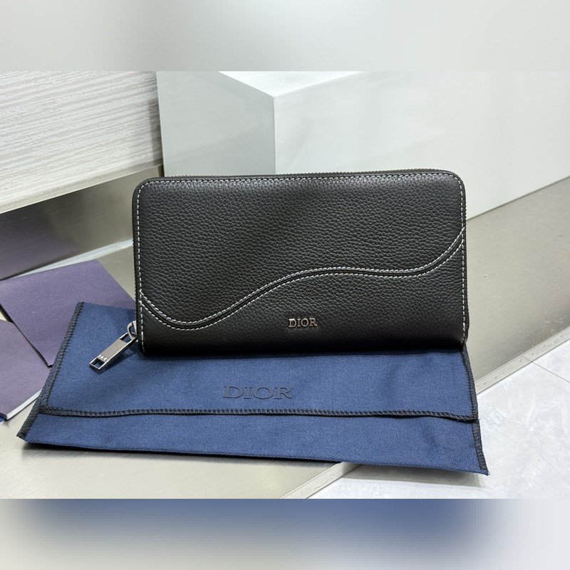 (市場最高版本 歡迎對比) 這款長款拉鍊式錢包低調而不失優雅氣質。原單材料精心制