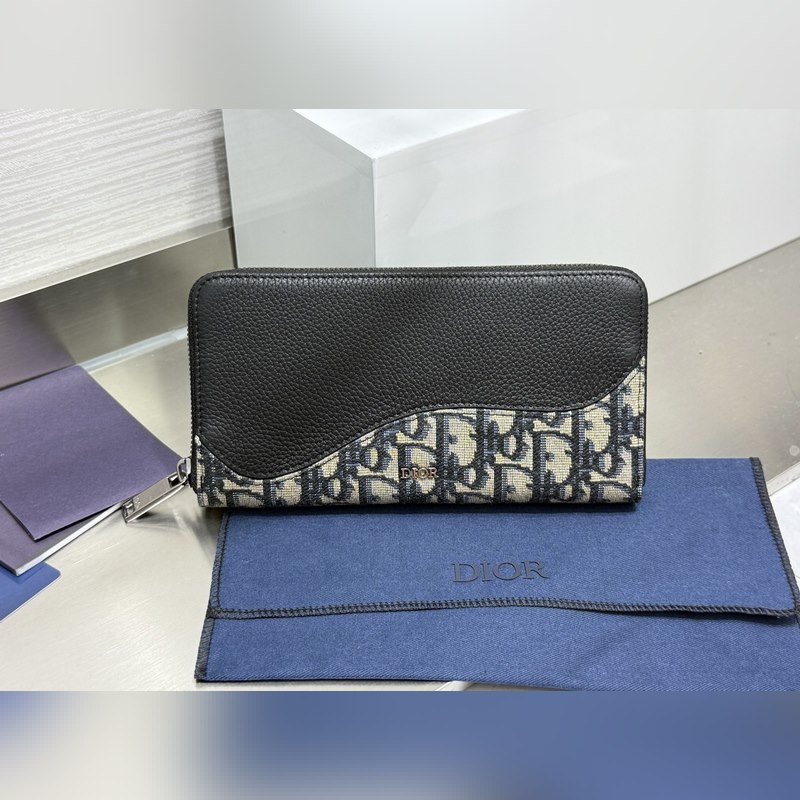 (市場最高版本 歡迎對比)這款長款拉鍊式錢包低調而不失優雅氣質。原單材料精心制作