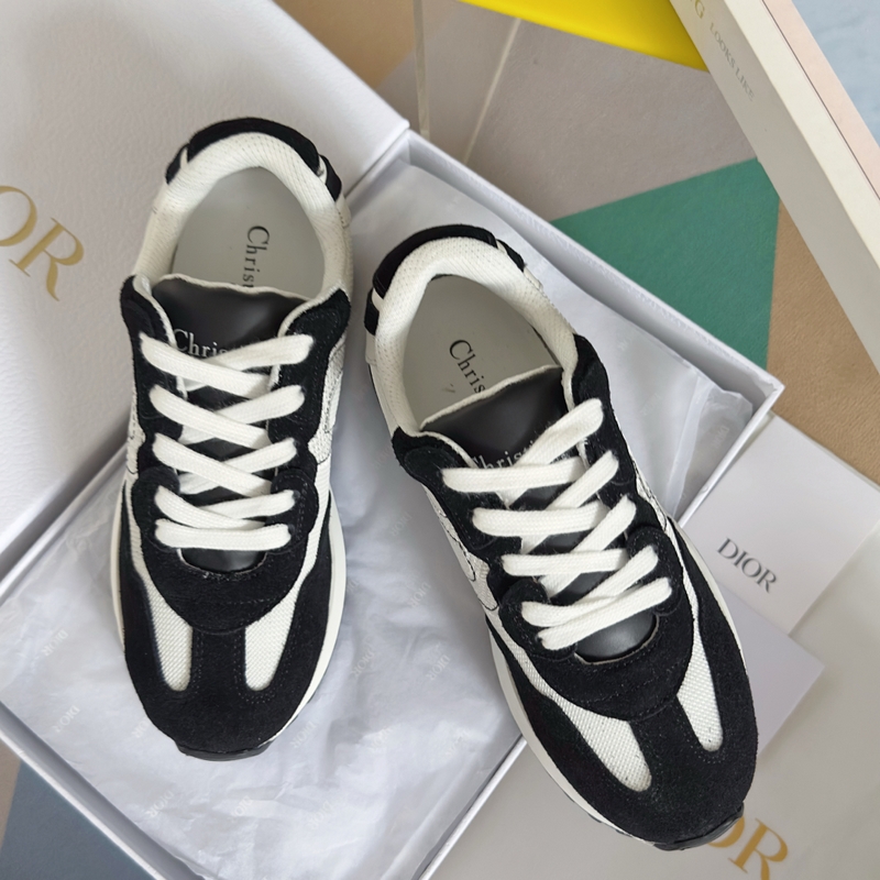 頂級版本：情侶款 Dior迪奧Cest系列 情侶款 厚底 休閑運動鞋 原版購入開