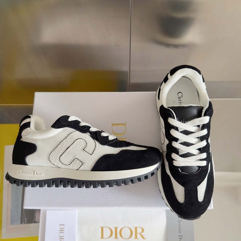 頂級版本：情侶款 Dior迪奧Cest系列 情侶款 厚底 休閑運動鞋 原版購入開