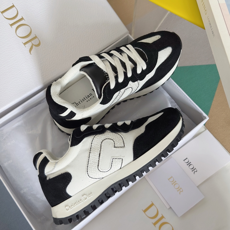 頂級版本：情侶款 Dior迪奧Cest系列 情侶款 厚底 休閑運動鞋 原版購入開