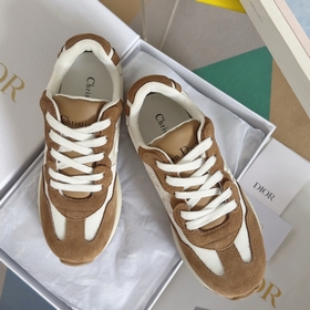 頂級(jí)版本：情侶款 Dior迪奧Cest系列 情侶款 厚底 休閑運(yùn)動(dòng)鞋 原版購入開
