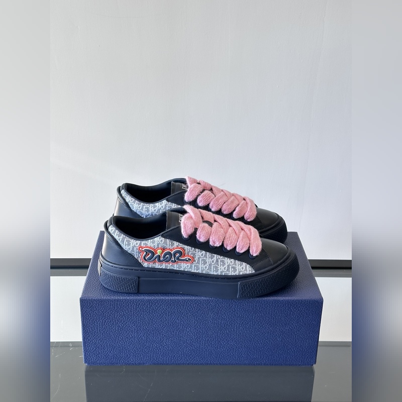 迪奧Dior B33系列 最新蛇年限定 情侶款 休閑 運動鞋 滑闆鞋 原版購入開