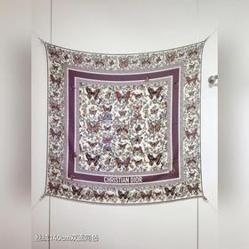 RDO2532 雙面同色 140x140cm 70%羊絨30%真絲 迪奧