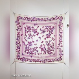 RDO2534 雙面同色 140x140cm 70%羊絨30%真絲 迪奧