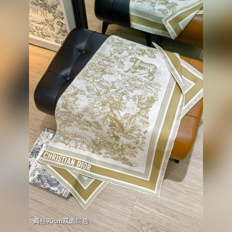 SDO2511 18姆米雙面 90x90cm斜紋真絲 迪奧 Sauvage