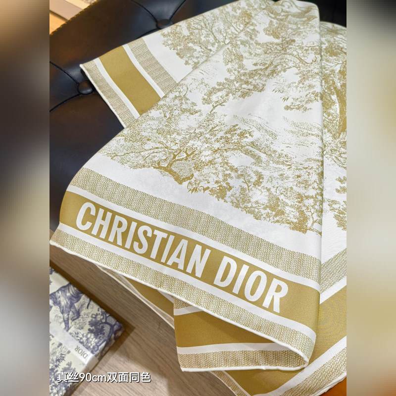 SDO2511 18姆米雙面 90x90cm斜紋真絲 迪奧 Sauvage