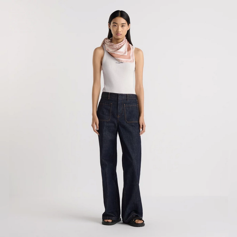 SDO2511 18姆米雙面 90x90cm斜紋真絲 迪奧 Sauvage