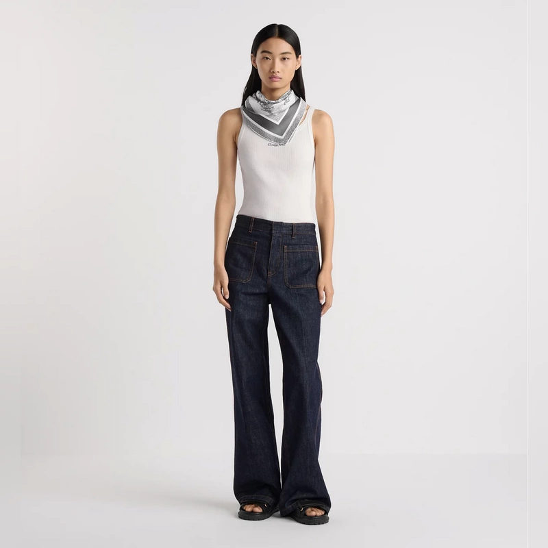 SDO2511 18姆米雙面 90x90cm斜紋真絲 迪奧 Sauvage